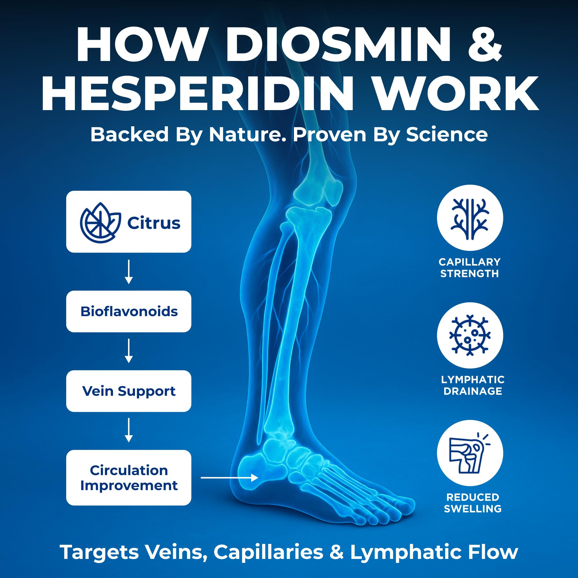 We Like Vitamins Diosmin Hesperidin serving size indicator aids daily planning.