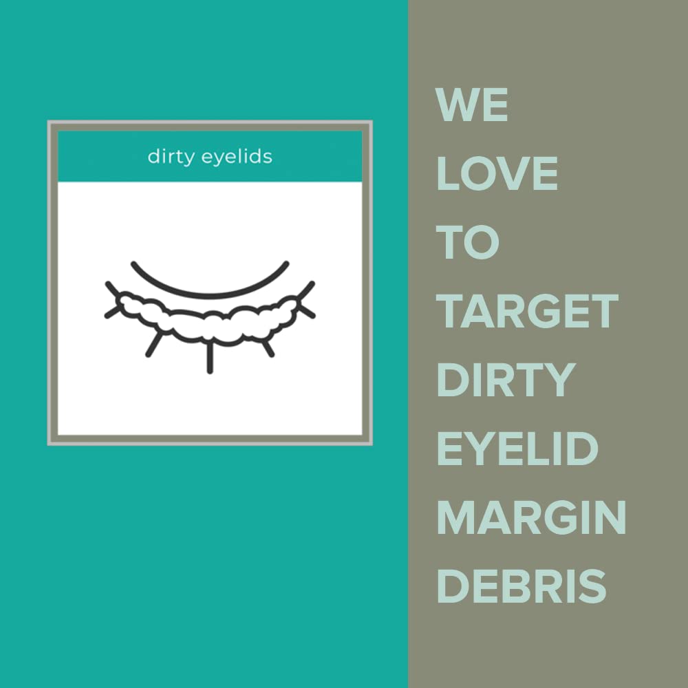 Travel-ready packaging for We Love Eyes Tea Tree Eyelid Cleanser.