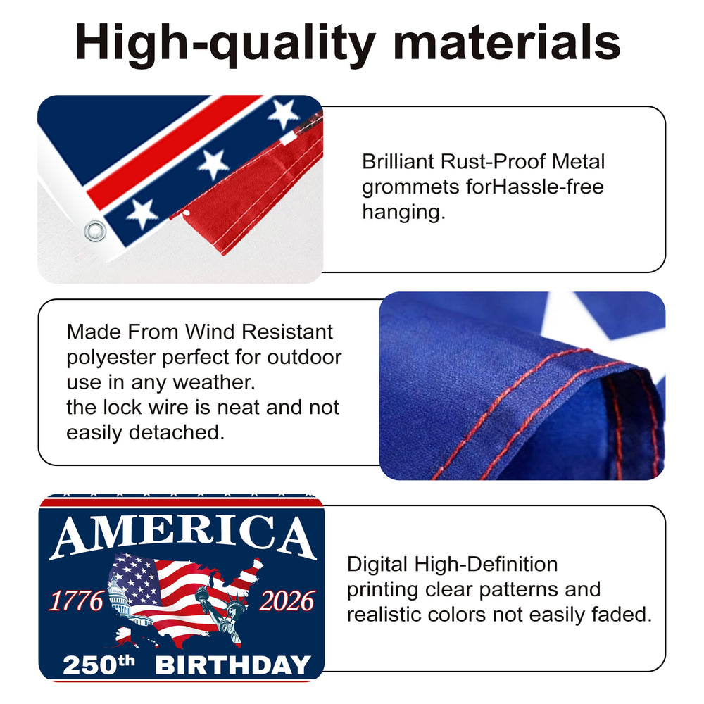 Classic 250th anniversary pattern enhances curb appeal