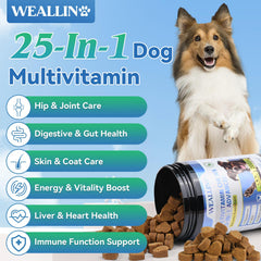 WEALLIN dog vitamins coat-shine promoting healthy skin and glossy fur