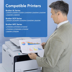 WEAREC toner cartridge packaging showing protective seals for safe delivery