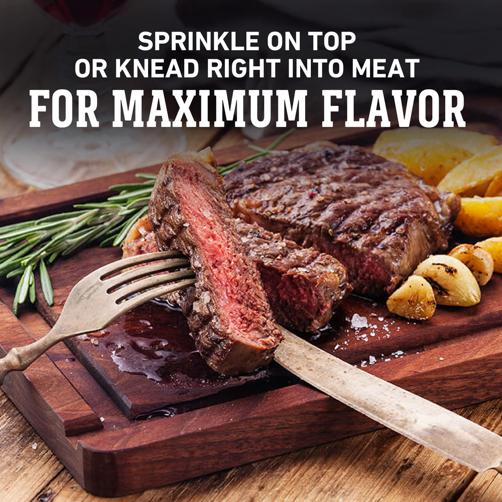 Weber Chicago Steak Seasoning on pork chops demonstrates versatile use