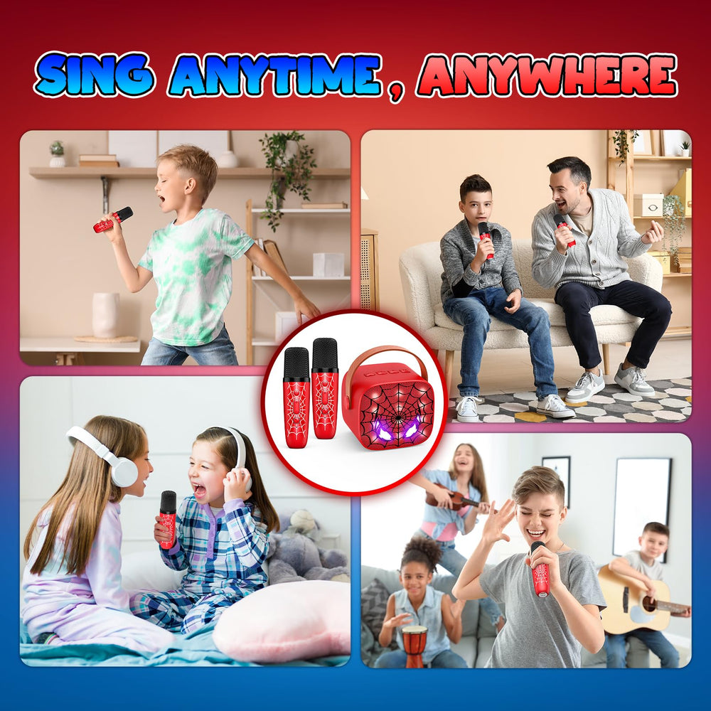 Webspidee karaoke gift box ready for birthdays or holidays