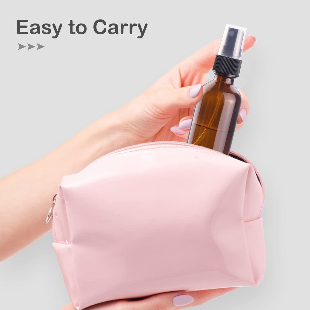 Wedama glass bottles support multiple uses, from skincare to plant care.
