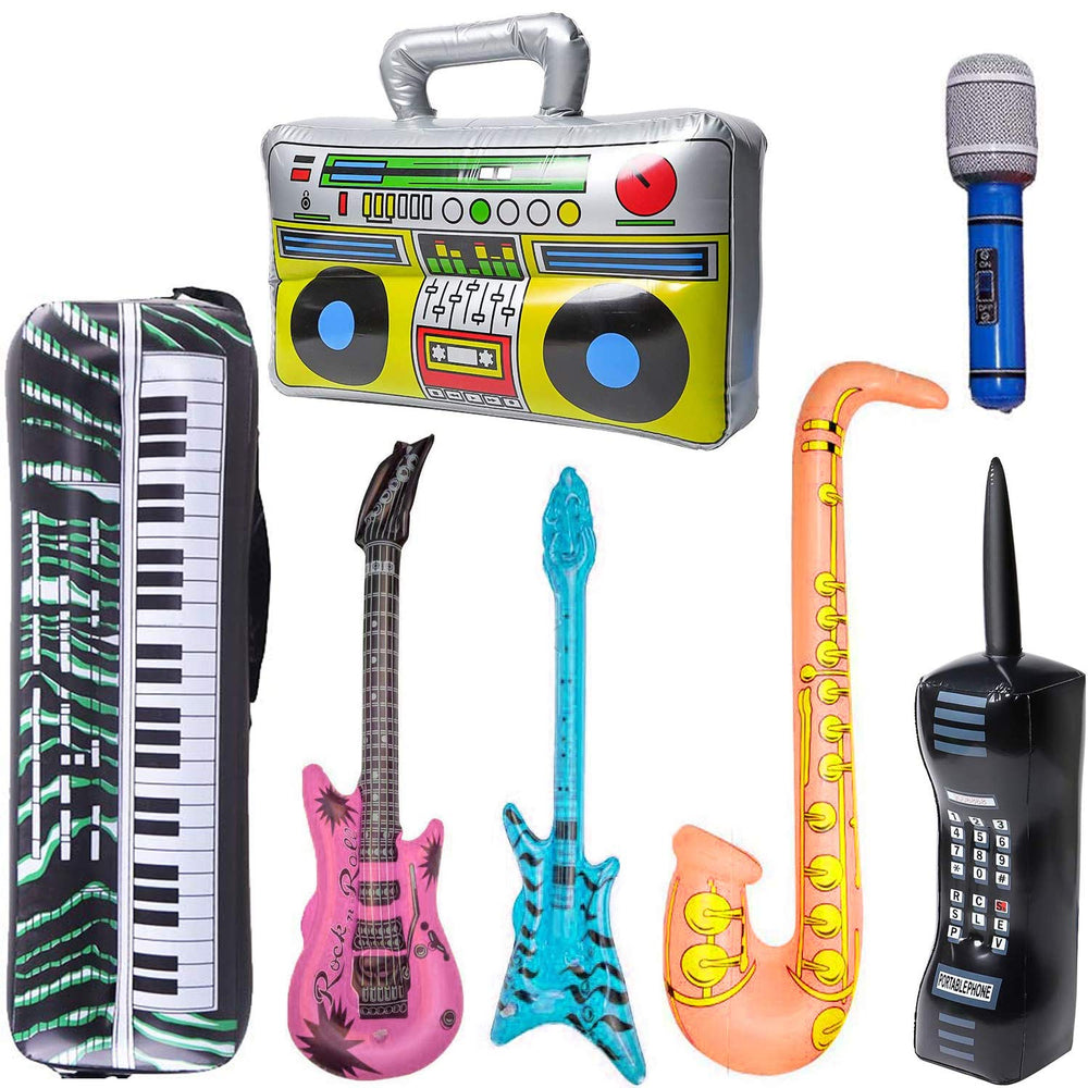 WedFeir inflatable rock star phone prop adds playful vibes for party photo ops