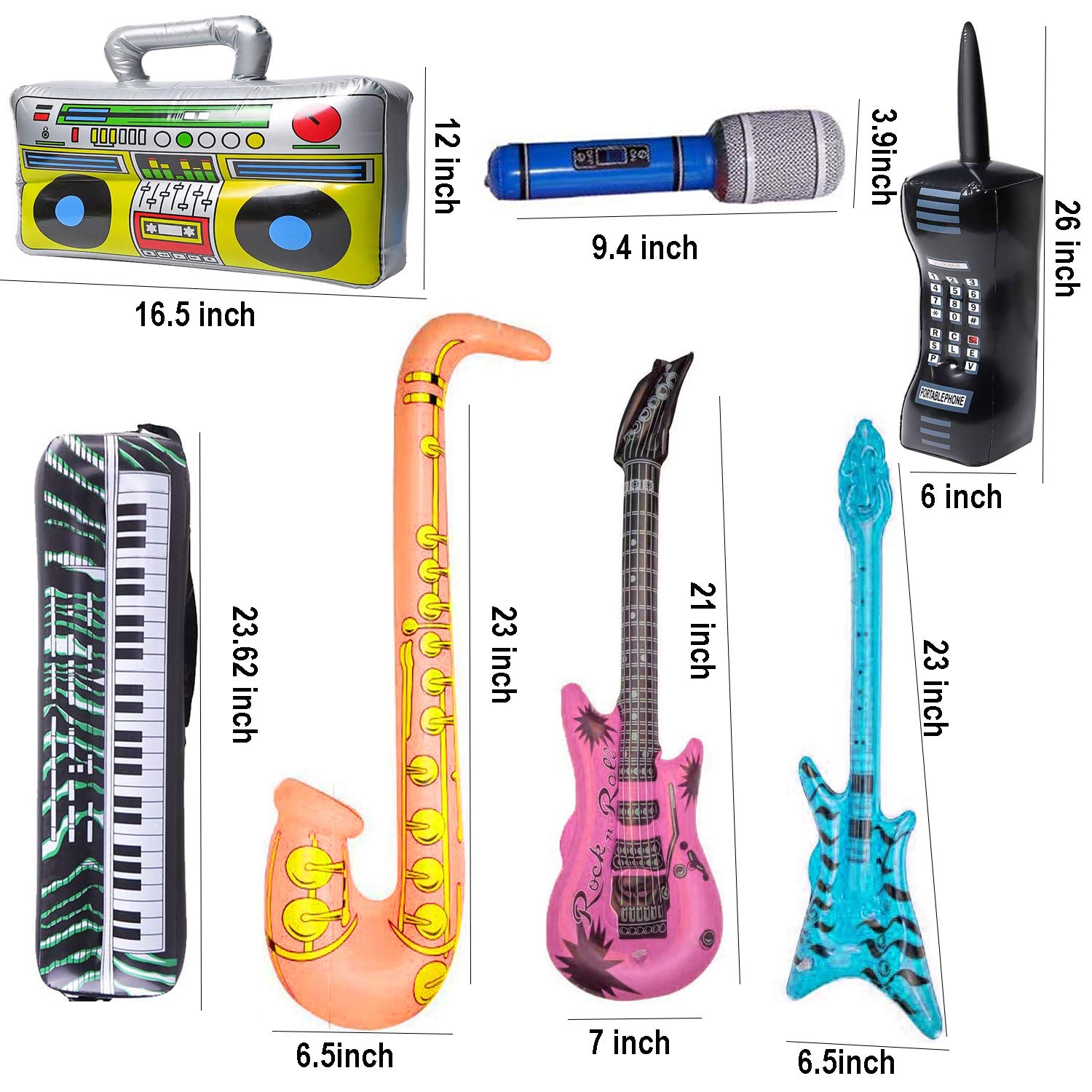 WedFeir inflatable rock star piano prop sparks playful stage setup
