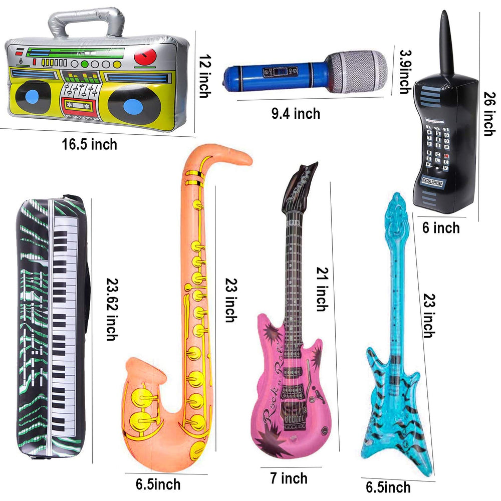 WedFeir inflatable rock star piano prop sparks playful stage setup
