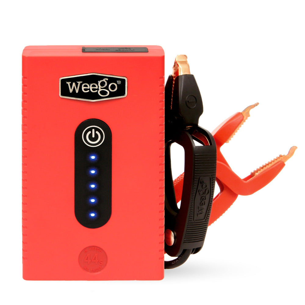 Weego 44s front view showing compact design for storage and quick access.