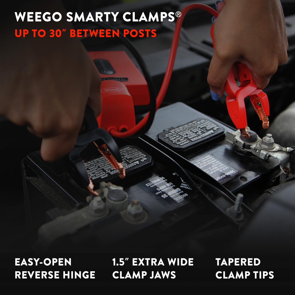 Weego 44s with Smarty Clamps for safe, reliable starts.