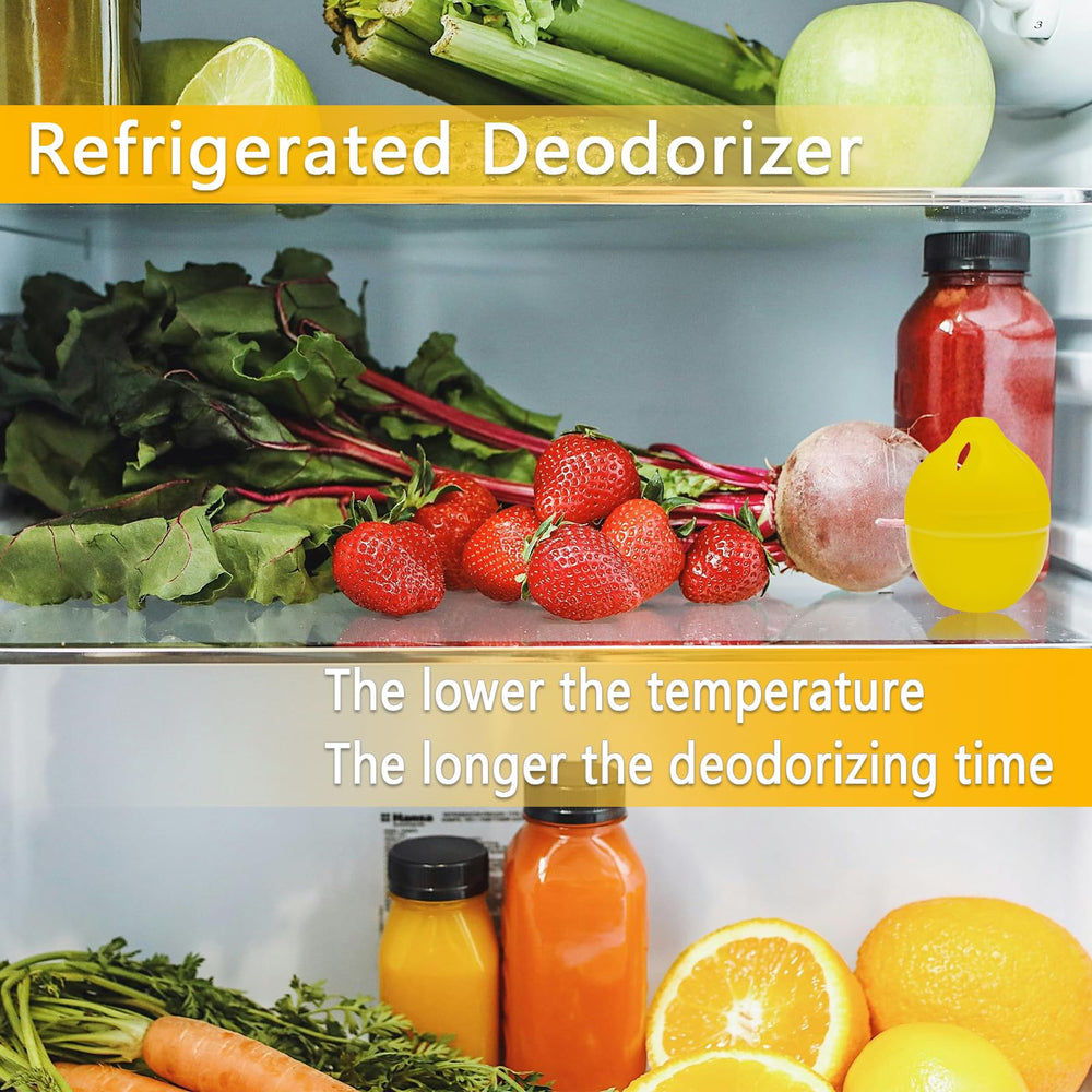 WeelenkEco deodorizer installed in fridge and freezer for ongoing freshness