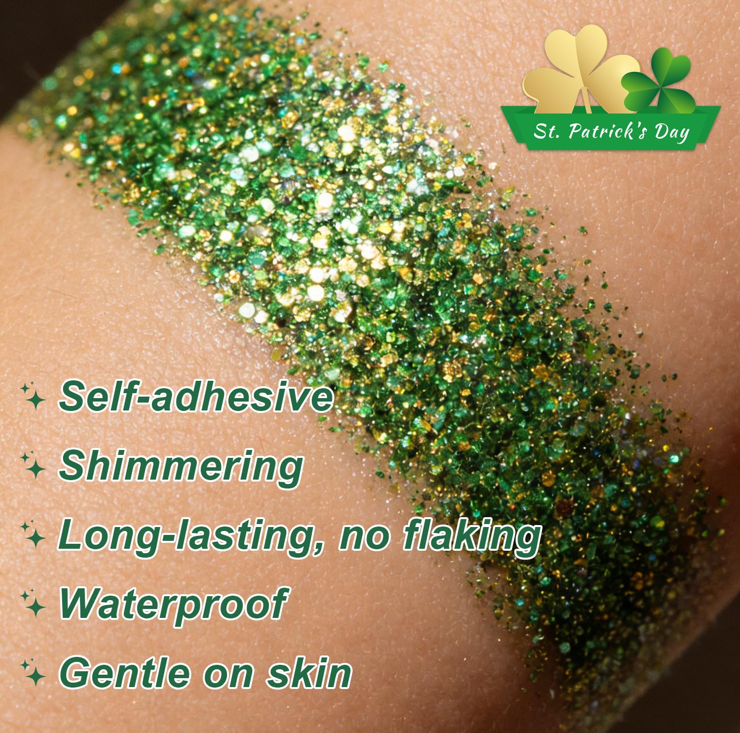 WEEMAY glitter stick in hair adds shimmering color