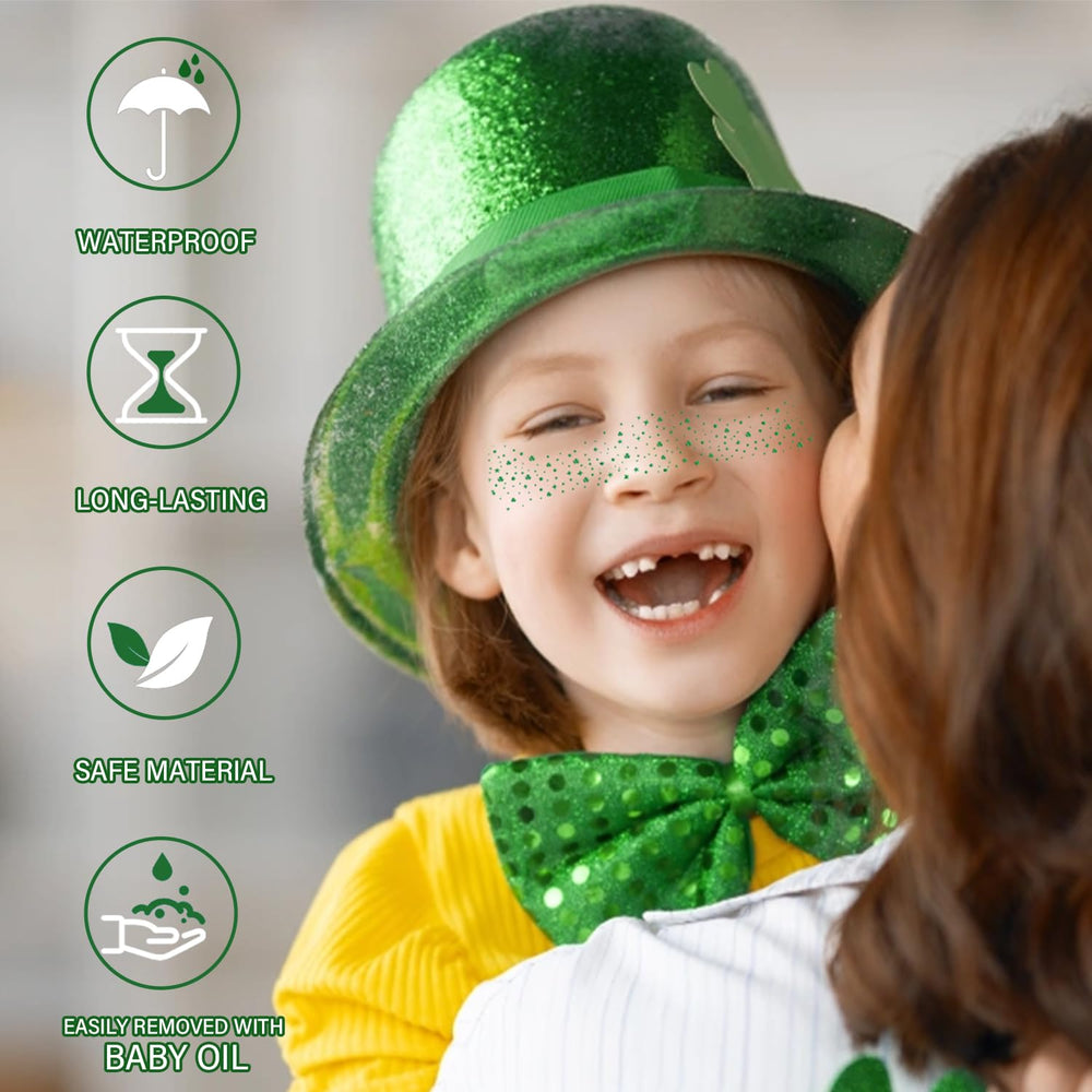 WEEMAY heart tattoo design adds playful charm to St Patrick's outfits
