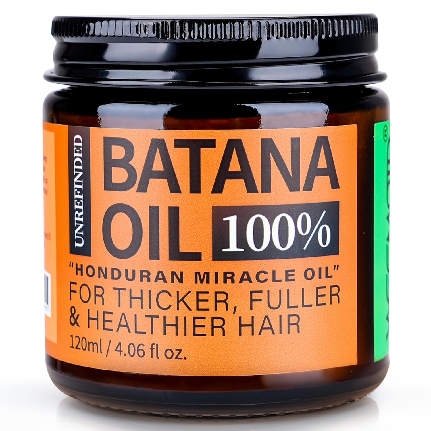 Weemotd Batana oil bottle close-up for scalp nourishment.