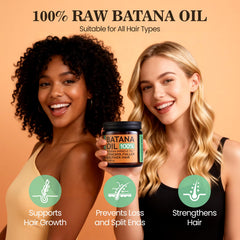 Weemotd Batana oil hair nourishment shot showing shine potential.