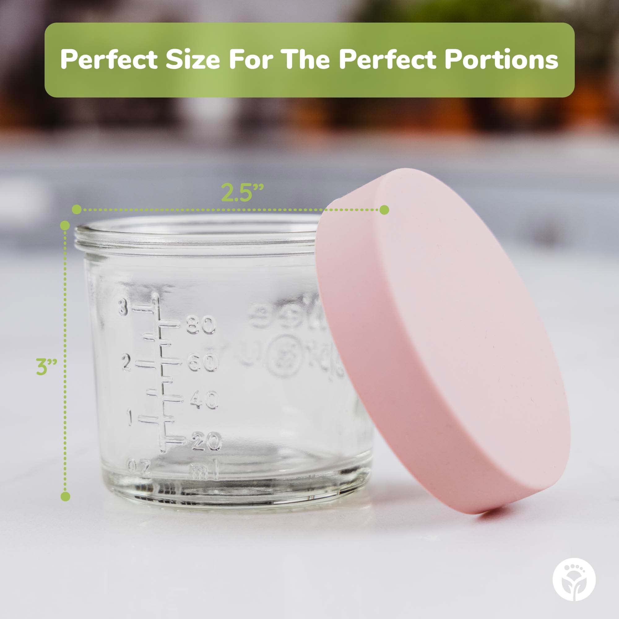 WeeSprout dishwasher-safe jars simplify cleanup and reuse.
