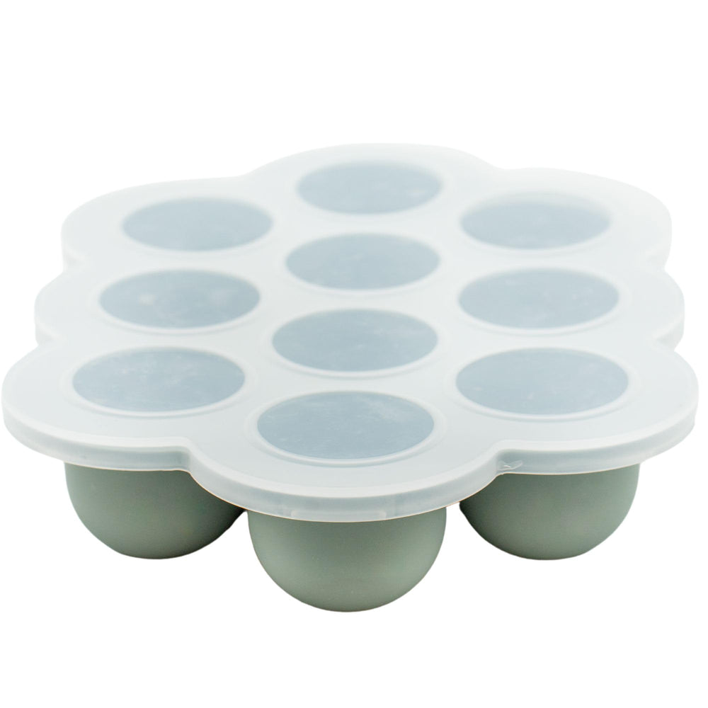 WeeSprout silicone freezer tray with easy release for homemade baby foods