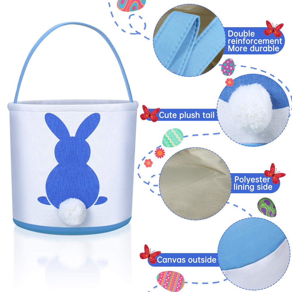 Weewooday lightweight bags sized for kids to carry Easter treasures.