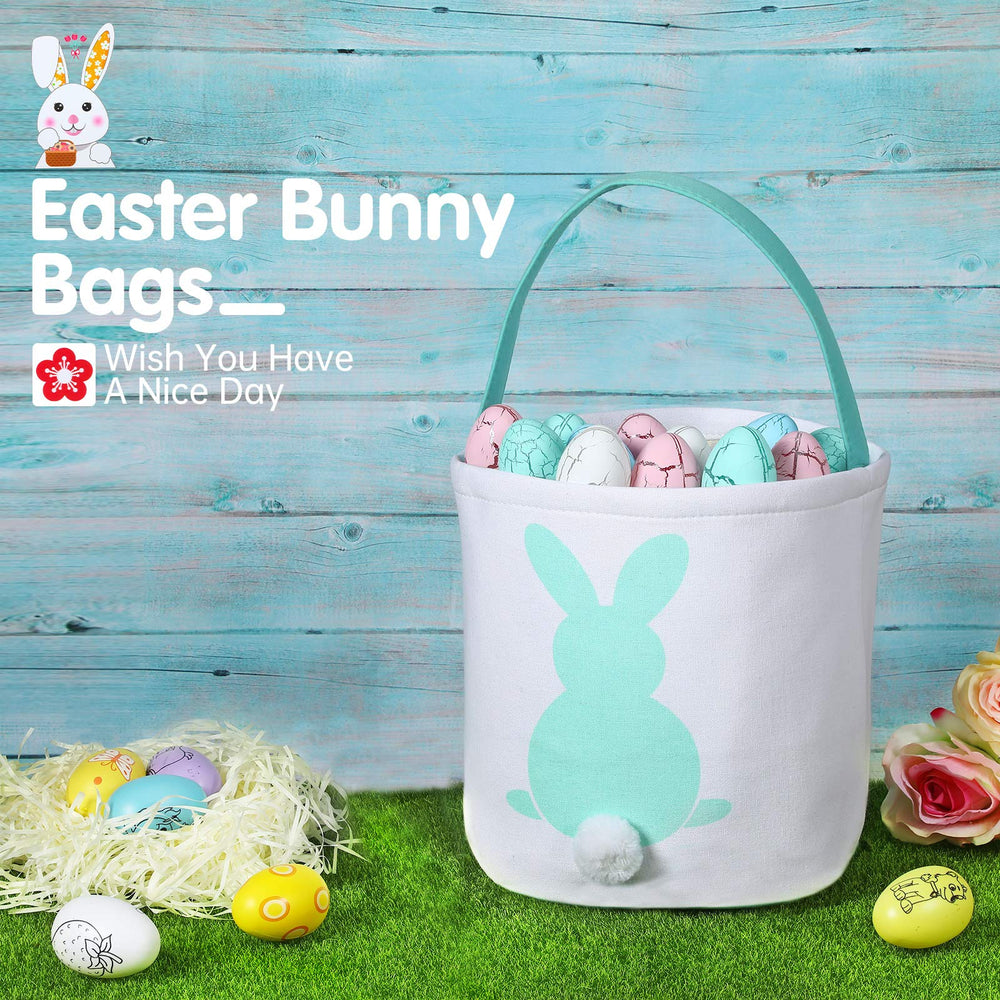 Weewooday bunny bags shown as wall-hung decorative storage.