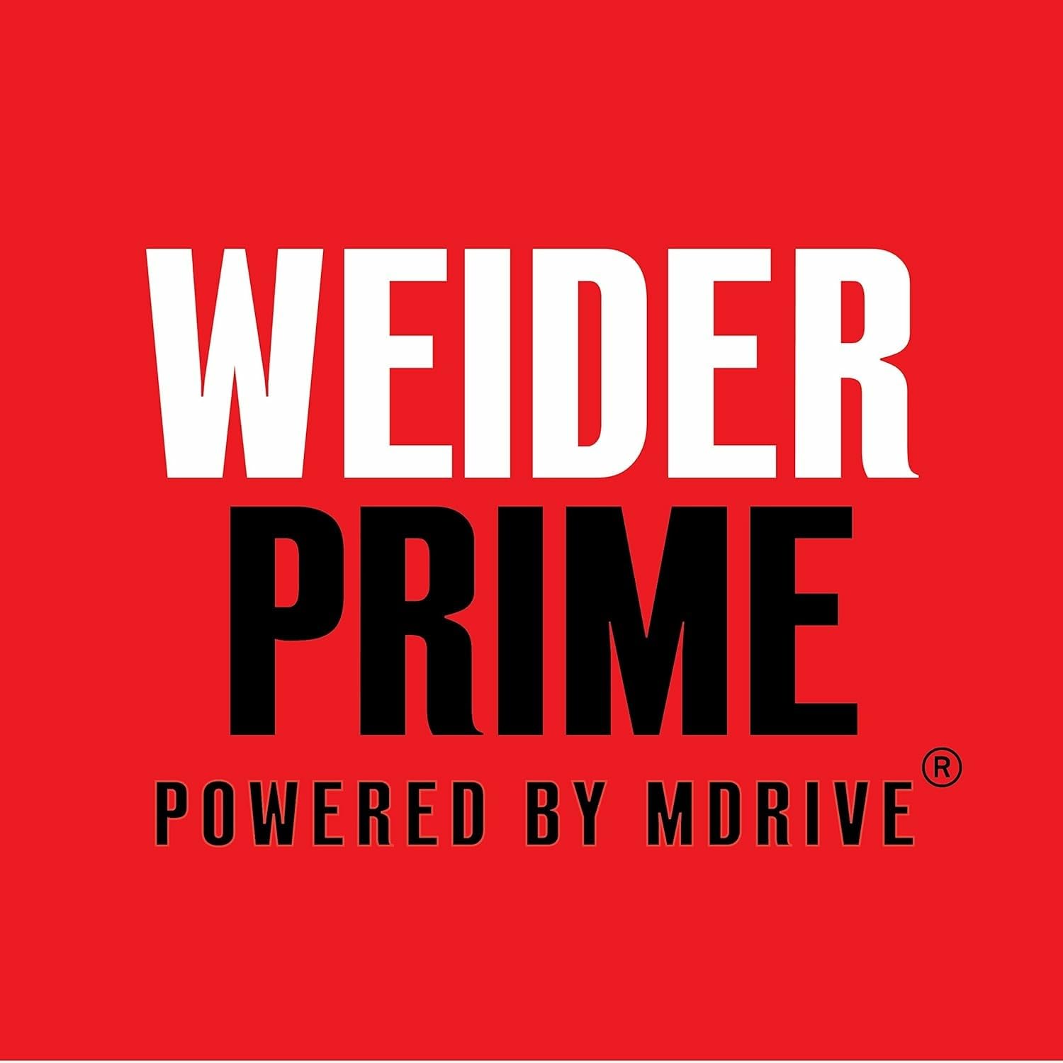Weider Prime bottle with visible cap enables easy, consistent dosing.