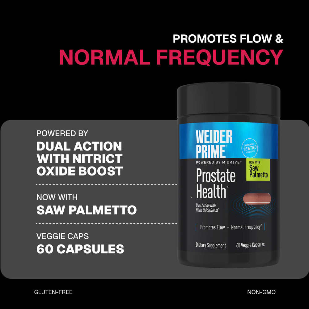 Weider Prime Flowens cranberry label signaling urinary health support