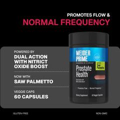 Weider Prime Flowens cranberry label signaling urinary health support