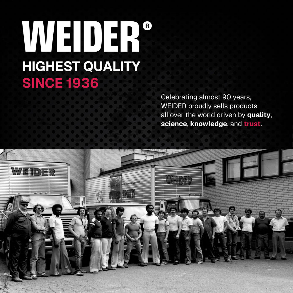 Weider Prime bottle shows gluten-free formula for health-conscious customers.