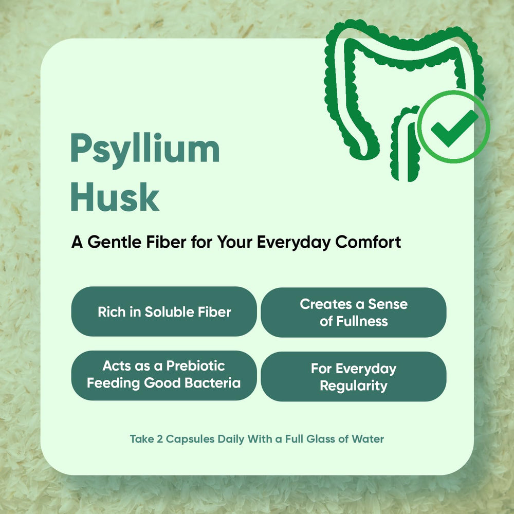 WeightWorld Psyllium Capsules four-month supply on kitchen counter.