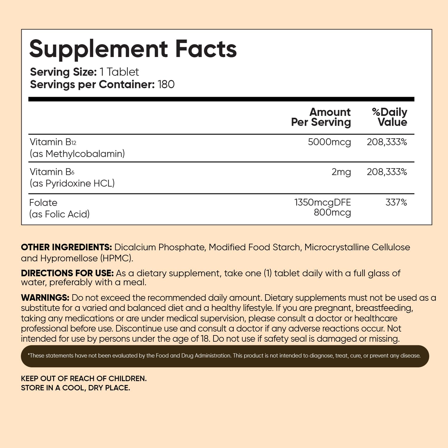 WeightWorld B12 supplement label displays vegan, gluten-free credentials for peace of mind