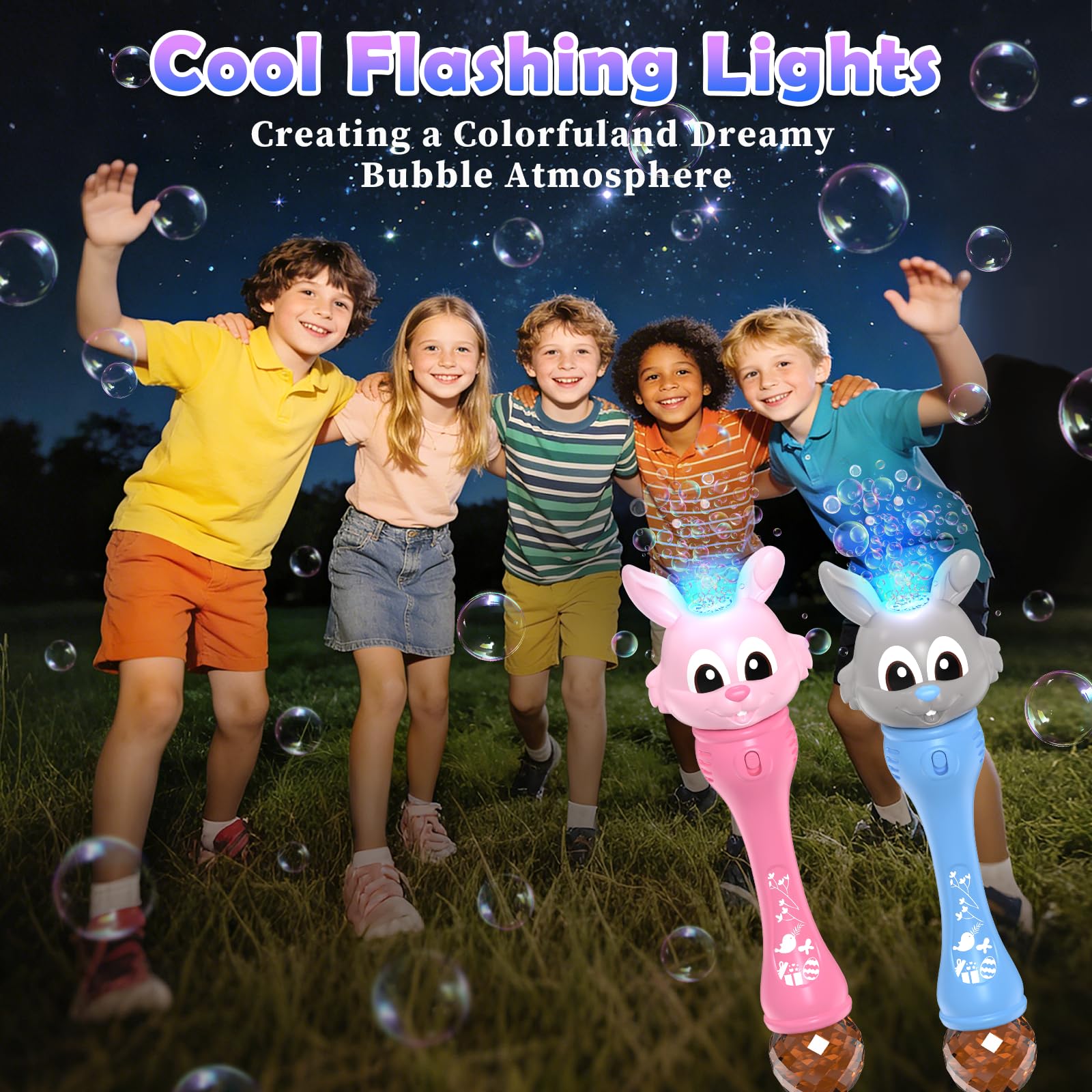 Weilim ten refill solutions pack extends bubble playtime for longer fun.