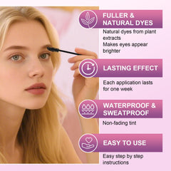 WEILNELL eyebrow color kit tube highlights compact design for easy touch-ups