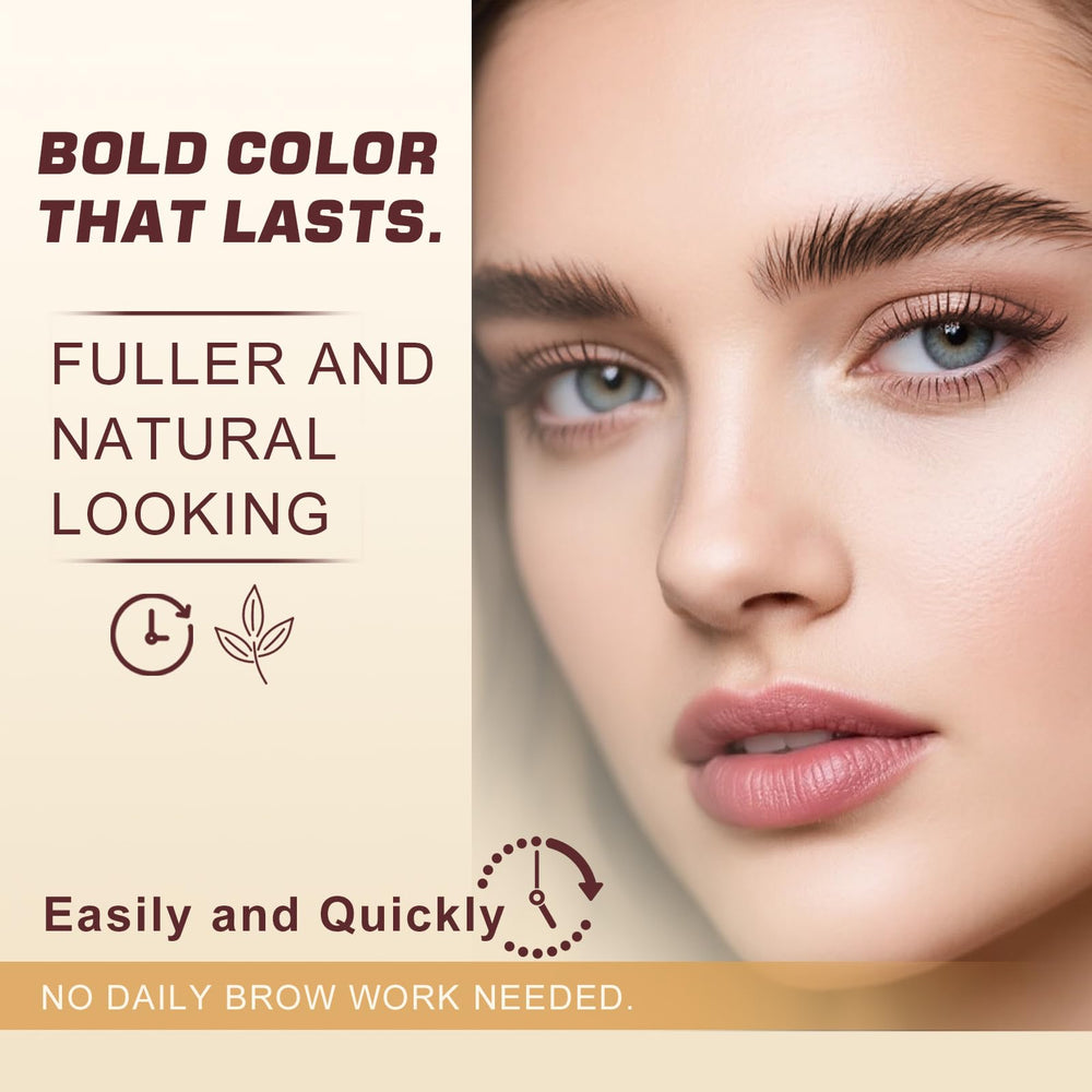WEILNELL gloves protect hands during at-home lash and brow coloring.