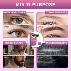 WEILNELL eyelash color kit applicator brush enables precise salon-like application