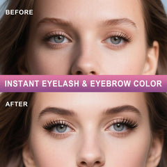 WEILNELL eyelash color kit swatches demonstrating color depth for shade choice