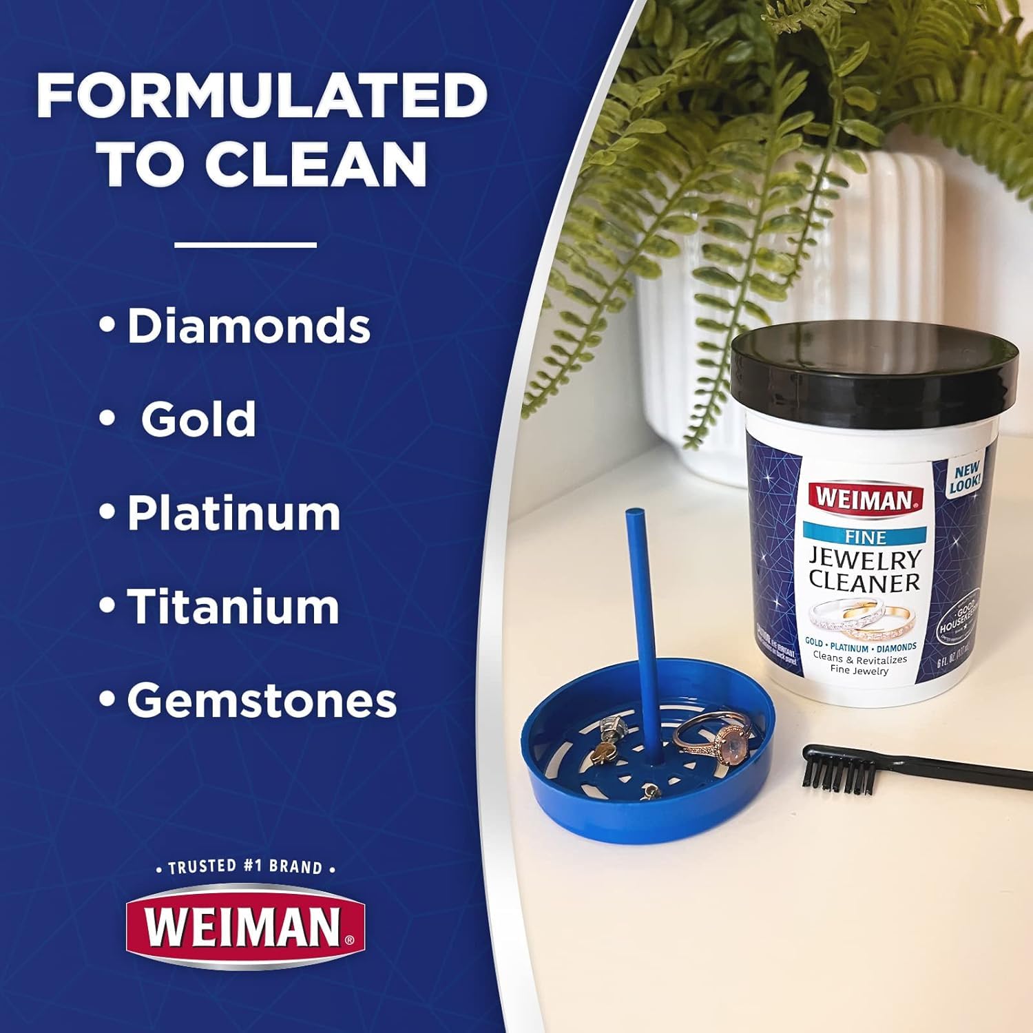 Rinse and buff for like-new shine with Weiman.