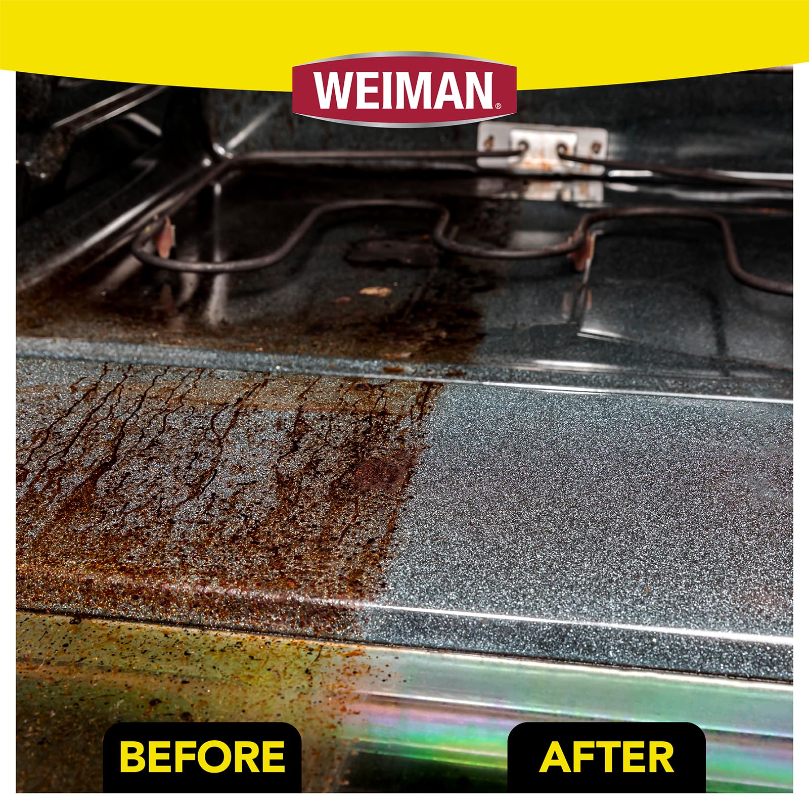Weiman Ceramic Grill Cleaner safe for ceramic surfaces for cleaner results
