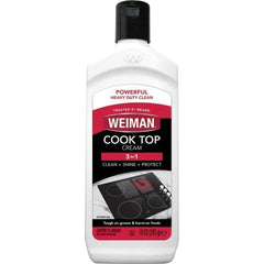 Weiman Cooktop Cleaner 10 oz bottle restores glass-ceramic shine and removes burnt-on residue.