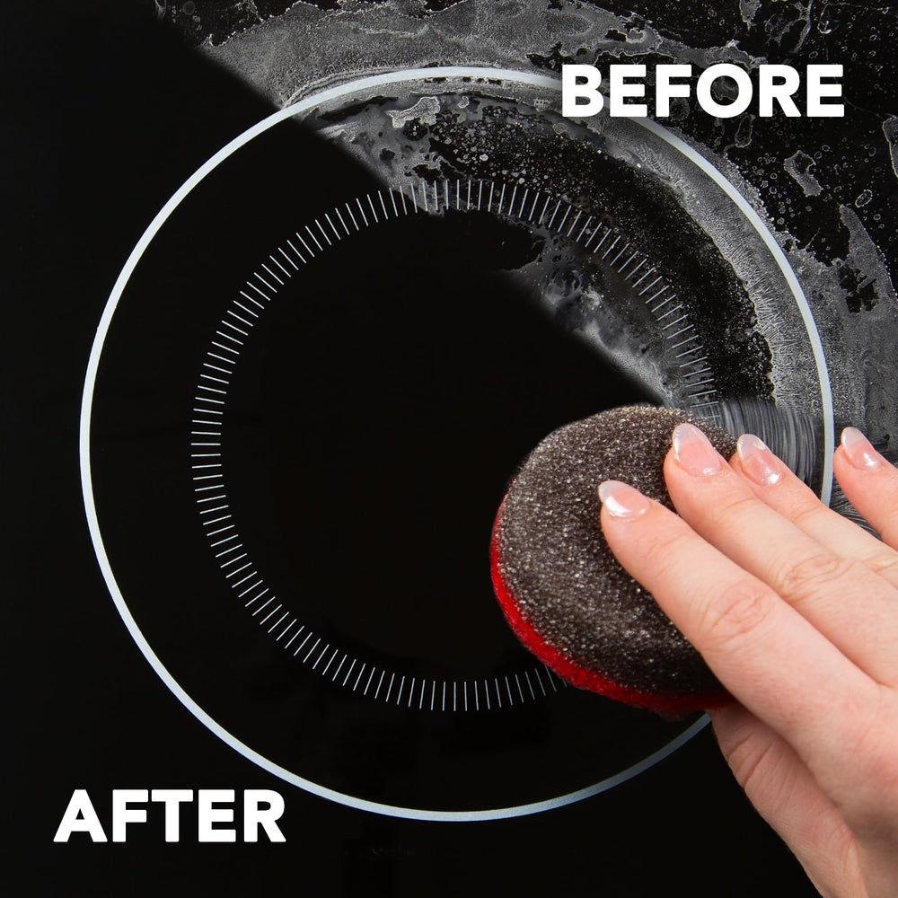 Weiman Cooktop Paste is safe for induction and other glass surfaces