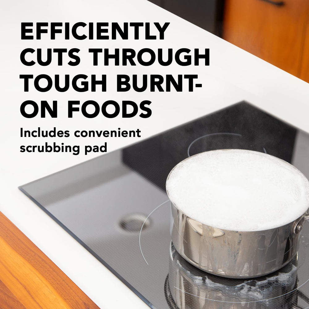 Weiman Cooktop Paste with scrubbing pad for grease and grime removal