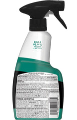 Close-up of Weiman disinfectant spray bottle for granite and marble surfaces