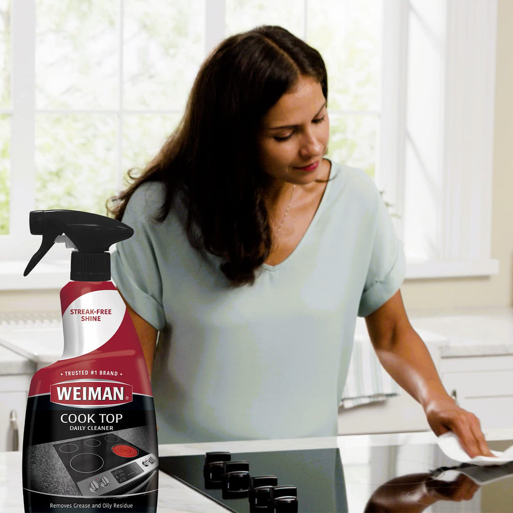 Weiman stainless steel appears fingerprint-free after use