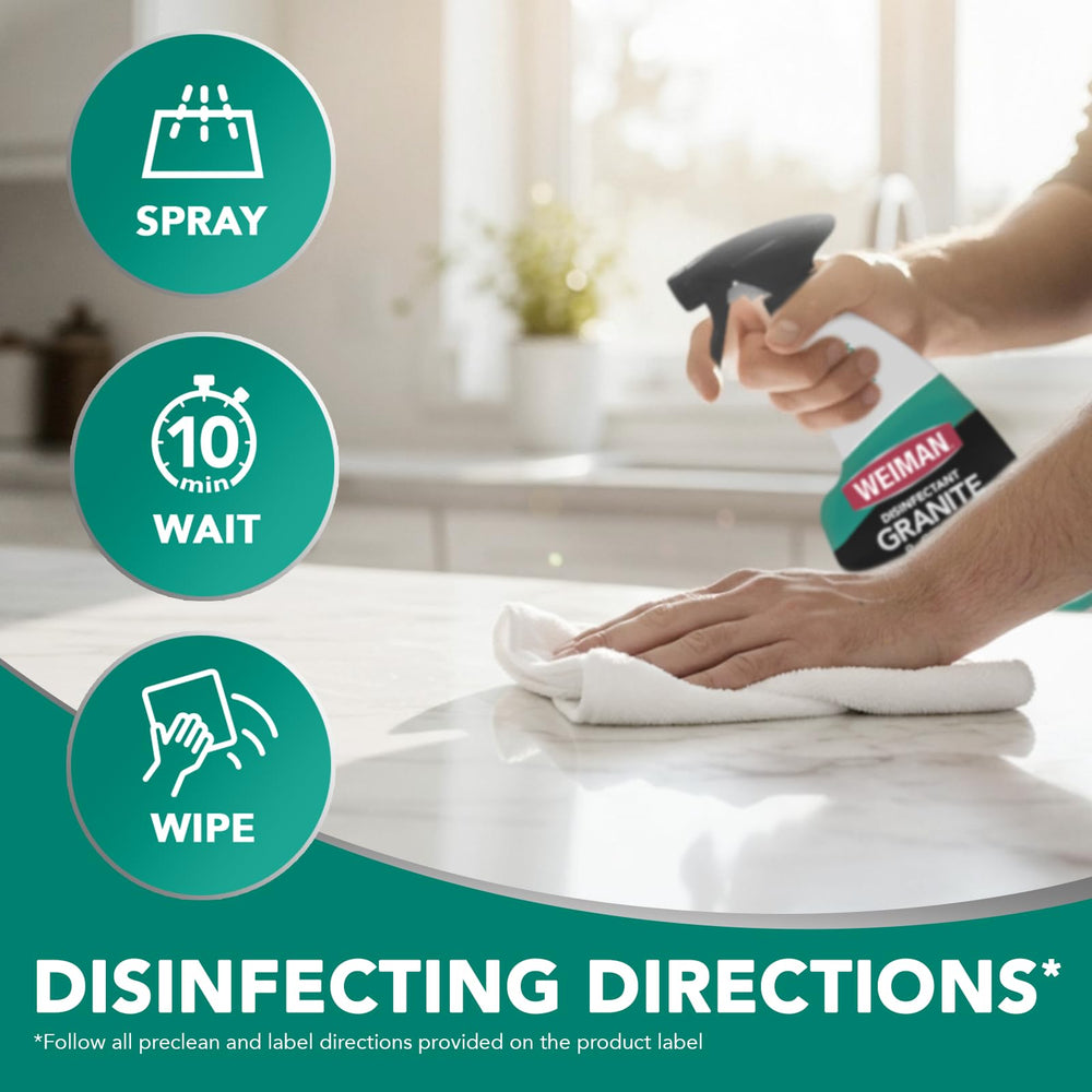 Note on floors: not for floor use; designed for countertops and tiles.