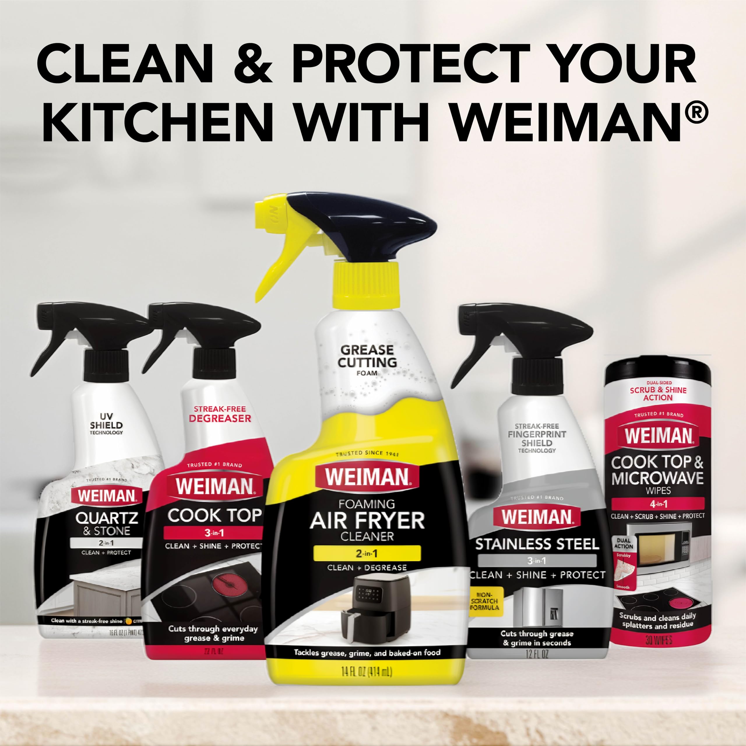 Weiman odor and grease control keeps appliances fresher after use