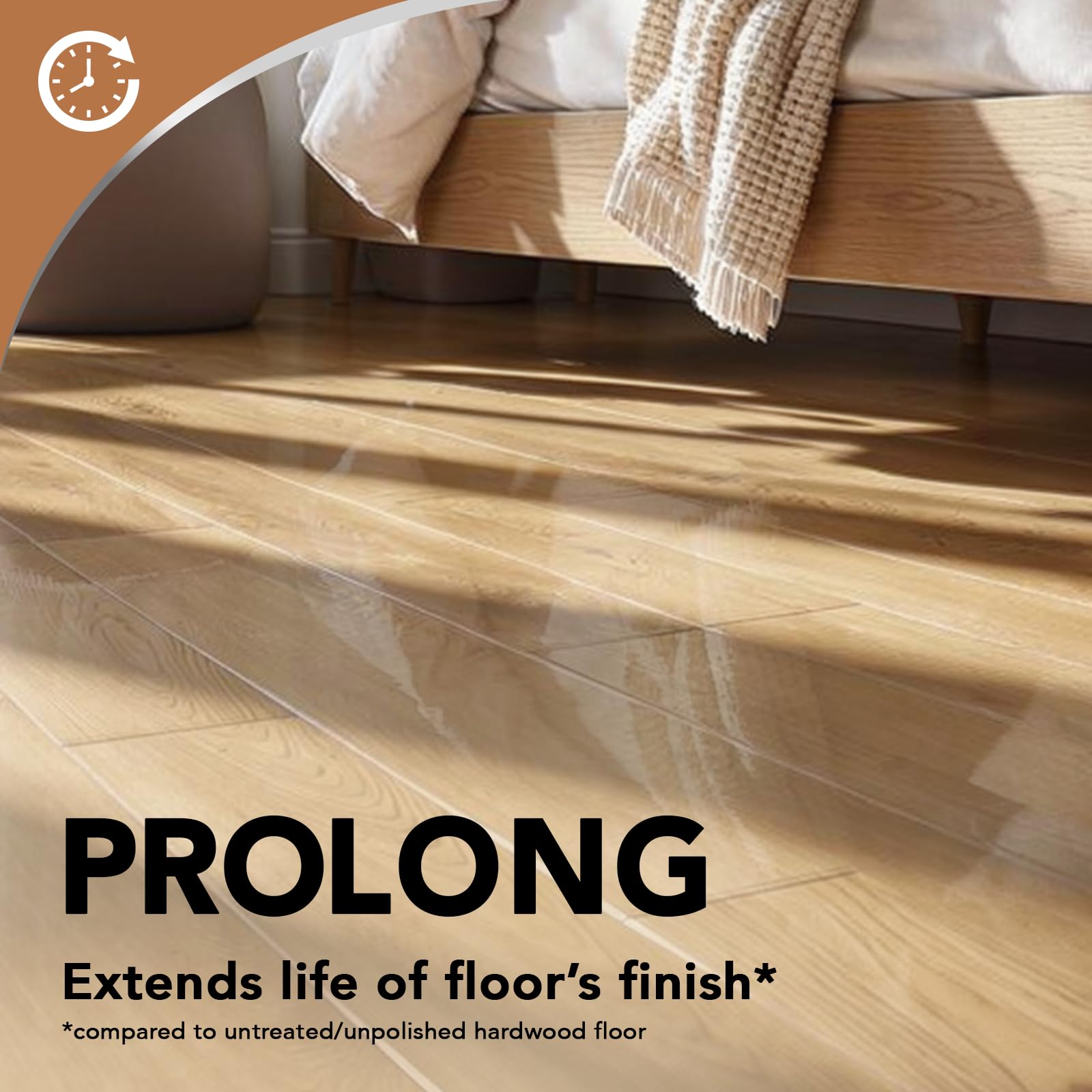 Protective layer formation after cleaning helps sustain floor beauty.