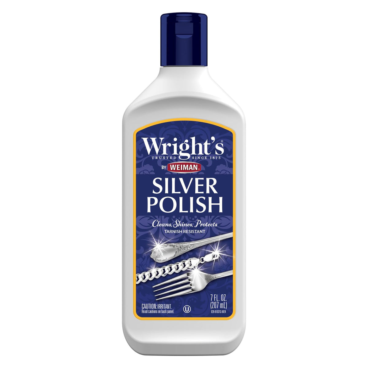 Weiman Wright's Silver Cleaner bottle ready to polish silverware