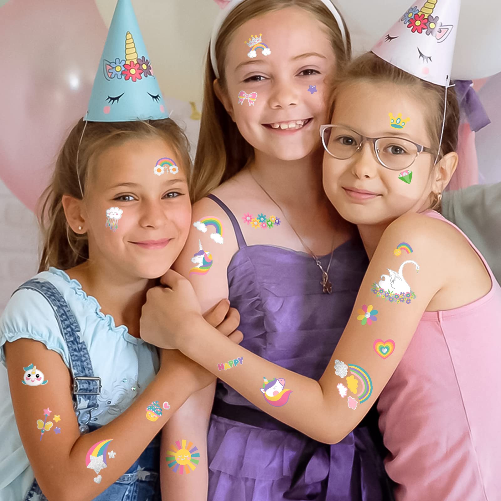 Weipbwor crown tattoos for kids' celebrations