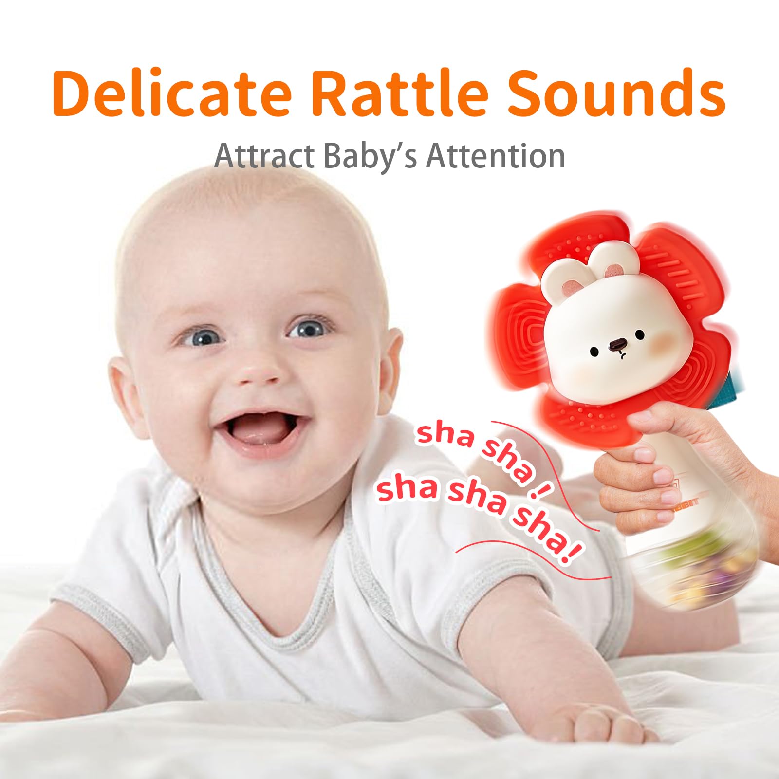 Weirtoya detachable teething ring is easy to clean and sanitize.