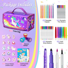 Weirtoya fine markers offer washable color with fruity scents.