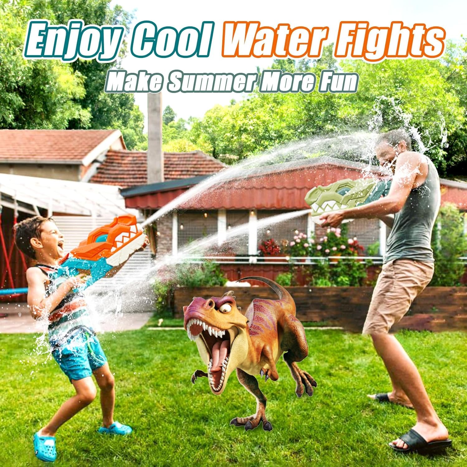 Weirtoya non-slip grip keeps little hands steady during battles.