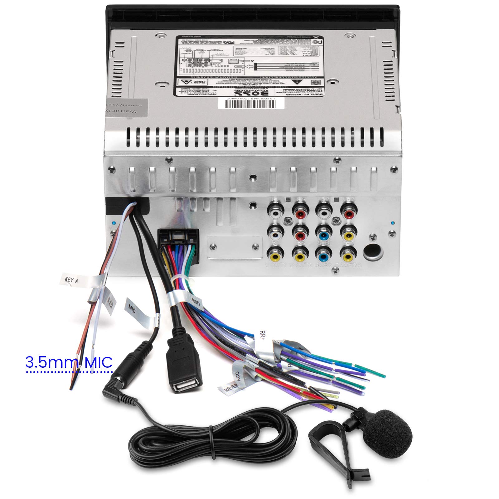 weishan car microphone 3 m cable enables flexible placement in the cabin