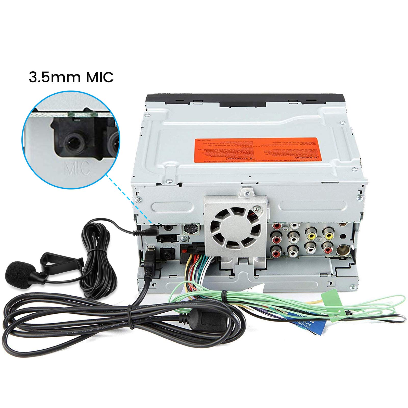 weishan car microphone package contents ready for quick replacement